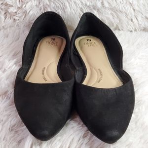 Time and Tru Women's size 10 black flats